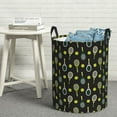 thumbnail image 6 of Goofa Tennis Rackets Printed Circular Hamper,Laundry Basket with Handles,Storage Baskets Foldable,Large Capacity Laundry Hamper-Small, 6 of 6