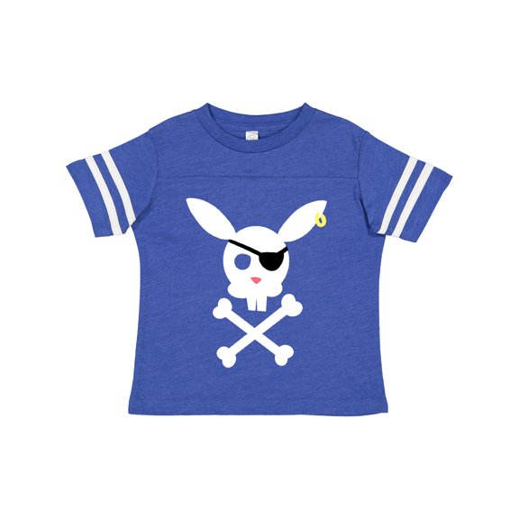 Inktastic Cute Easter Pirate Bunny with Eyepatch and Earring Boys or Girls Toddler T-Shirt
