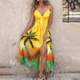 thumbnail image 2 of Enjoytime Elegant Dresses For Women Women Fashion Summer Sexy Print Print Strap Mid Length Vacation Style Dress Halter Dress, 2 of 7