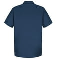 thumbnail image 3 of Red Kap Men's Short Sleeve Wrinkle-Resistant Cotton Work Shirt, 3 of 4