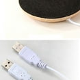 thumbnail image 4 of YATLTE USB Cup Mug Heating Mat, Candle Wax Warmer Smart Electric Cup Warmer, Coffee Mug Warmer for Office Home Desk, Heater Insulation Pad Coaster Cup Warmer Heating Plate, 4 of 5