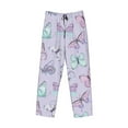 thumbnail image 4 of Haiem Purple Butterfly Men's Pajama Pants Ultra Lightweight Pjs Bottoms Sleepwear Bottom Pants with Pocket Drawstring-XX-Large, 4 of 9