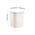 thumbnail image 3 of Jpxdew Desktop Trash Can,Mini Waste Bin 7.05x5.31x5.28in,Office Bedroom,Small Space Organizer, 3 of 6