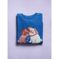 thumbnail image 3 of Lovely Dogs Sweatshirt Men -Smartprints Designs, Male Small, 3 of 4