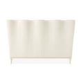 thumbnail image 6 of La Terrazza King Chenille Panel Bed - Creamy Pearl, 6 of 14
