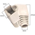 thumbnail image 5 of ITBEBE White RJ45 Strain Relief Boot Covers 100-Count Set for Cat5 Cat5e, and Cat6 Ethernet Connectors White, 5 of 5