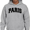 thumbnail image 2 of Paris College Style Hoodie Sweatshirt Unisex 3X-Large Grey, 2 of 5