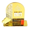 thumbnail image 3 of simhoa Ramadan Advent Calendar Freestanding Eid Mubarak Decoration Photo Props Sign Eid Gold, 3 of 8