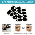 thumbnail image 5 of Sindcom Airtight Food Storage Containers 16 Pcs/1.6L- Plastic BPA Free Kitchen Pantry Storage Containers, Black, 5 of 6