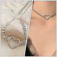 thumbnail image 4 of FESTFENDS Collar Choker De Metal Con Y Rhinestones En Para Y Regalo Especial, 4 of 8