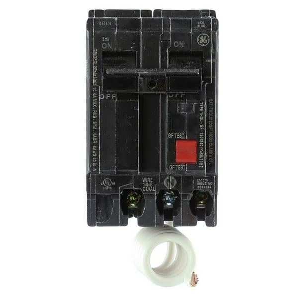GE 50 amps Ground Fault 2Pole Arc Fault Breaker