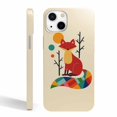 thumbnail image 1 of Tobelint Case for iPhone 14,Cute Fox Pattern Case with Side Print,Slim Bumper Cover, 1 of 5