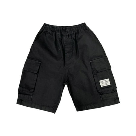 

Atogsazn Boys Cargo Shorts Children Summer Workwear Shorts Kids Summer Stretchy Half Pants Boy Short Trousers Black 14 Years on Clearance
