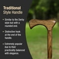 thumbnail image 5 of Brazos Handcrafted Wood Walking Cane, Twisted Oak, Traditional Style Handle, for Men & Women, Brown, 37", 5 of 5