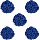 thumbnail image 1 of Flores Artificiales Cabezas de Flores de Rosas de Seda, 250 Piezas (Azul Oscuro), 1 of 5