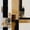 Gold Black Ivory, variant on Castle Fairy Mid Century Gold Square Relief Full Size Comforter Sets 3-Piece,Abstract Textured Brush Splash Bedding Comforter Set,Black Cream,Reversible,1 Comforter and 2 Pillowcases