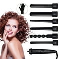 thumbnail image 4 of 6 In 1 Curling Wand Set, Dual Voltage Design With Interchangeable Tourmaline Ceramic Barrels, Heat Resistant Glove Included, Rapid Heat Up And Safe To Use, 4 of 6