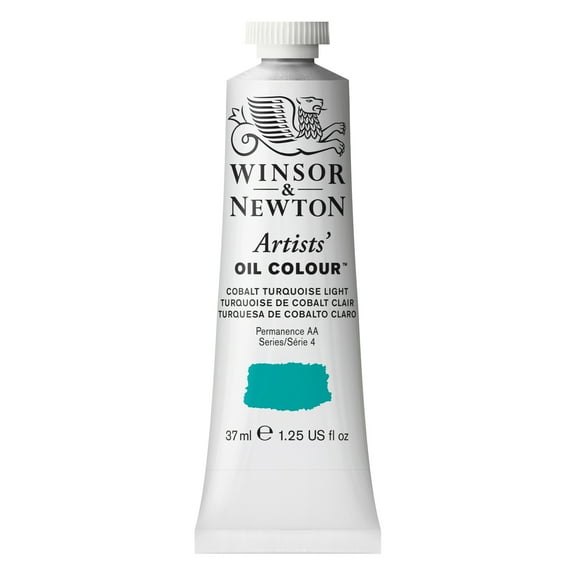 Winsor & Newton Artists Oil Color, 37ml, Cobalt Turquoise Light