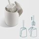 thumbnail image 1 of Cepillo de baño de silicona con cepillo de limpieza de plástico de cerdas suaves de mango largo 12.6 * 53CM Gris LingWen 8390613786562, 1 of 1