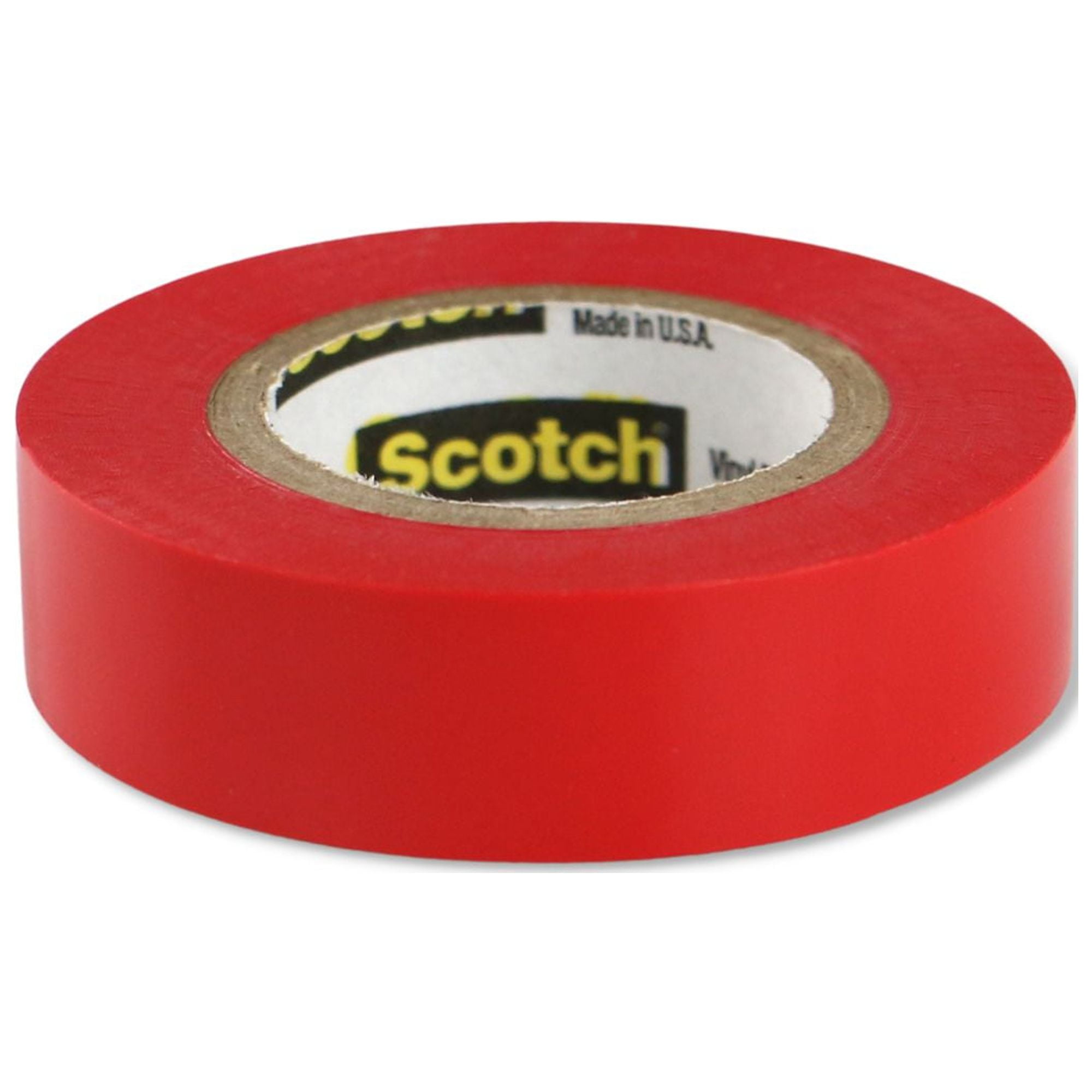 3M Scotch 690 IW Color Coding Bag/Packaging Tape 74885, 48 mm x 66 m, Red