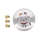 thumbnail image 4 of Cat Gear Shift Head Perilla De Palanca De Cambios Exquisita Cabeza De Palanca De Cambios Fácil De Instalar Con 3 Adaptadores De Diferentes Tamaños Para Automóviles Vehículos Auto matsuzay VI004888-00, 4 of 7