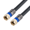 Blackweb Quadshield Coaxial Cable, 6'