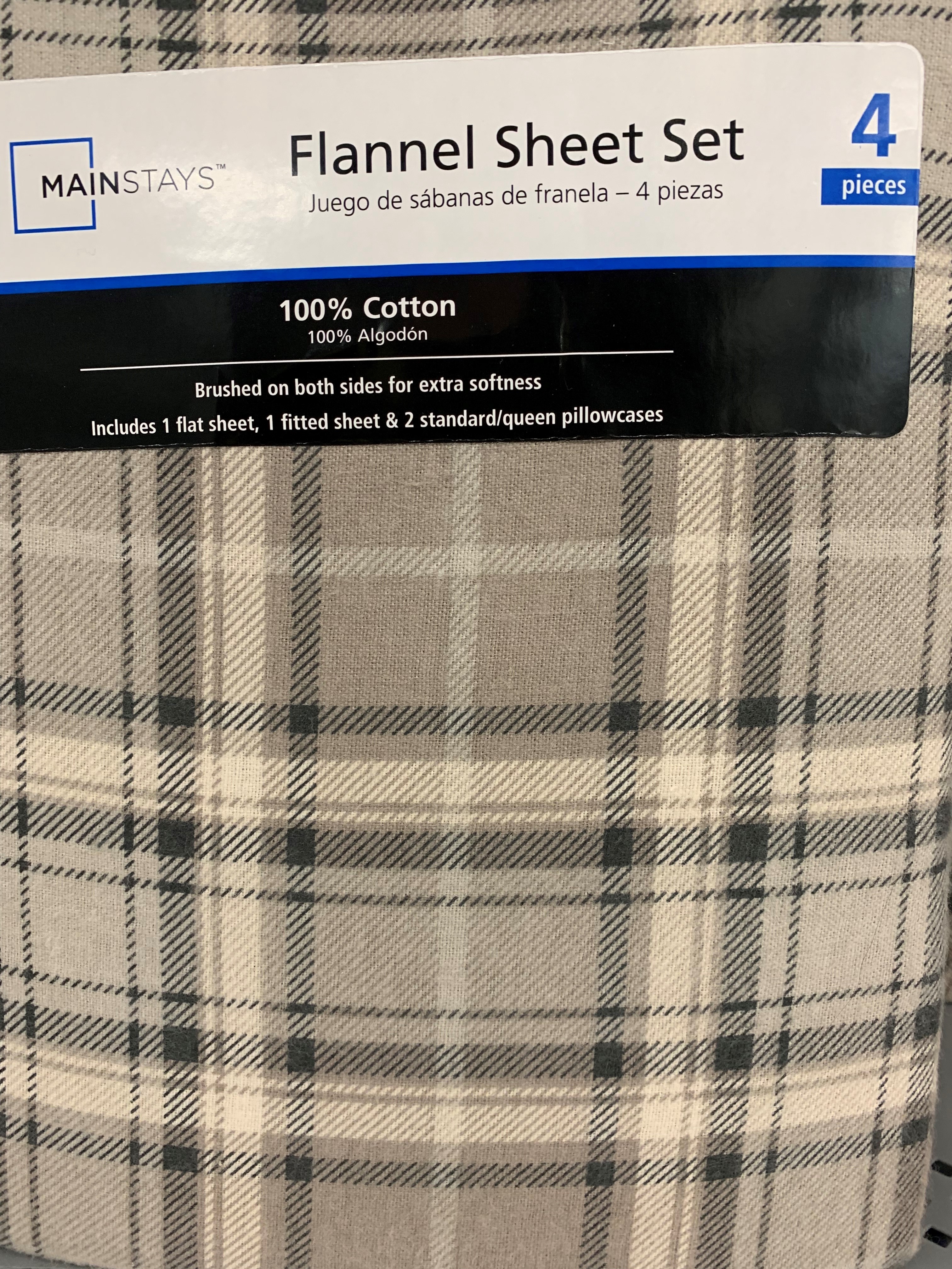 Mainstays King Pigment Print Sheet Set, 1 Each