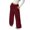 Wine, variant on longantii Girls Wide Leg Sweatpants Drawstring Elastic Waist Side Pockets Loose Straight Leg Youth Casual Sweat Pants
