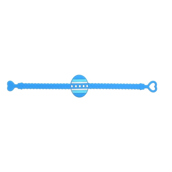 A Festive Pvc Bracelet For Easter Parties And Kids Events Adjustable Wristband With Egg And Bunny Motif For Fun Celebrations
