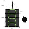 thumbnail image 2 of Drying Net for Herbs 2/4/6/8 Layer Herb Drying Rack Hanging Foldable Mesh Drying Rack with Hooks Zipper Design for Herbs, 2 of 5