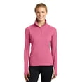 thumbnail image 1 of Sport-Tek® Ladies Sport-Wick® Stretch 1/2-Zip Pullover. LST850 deporte-tek  LST850, 1 of 1