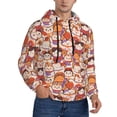 thumbnail image 2 of Sikiie Maneki-Neko Cats Men's Hoodie, Essentials Hoodie, Sweatshirt, Pullover Hooded Sweatshirt for Men-XX-Large, 2 of 7