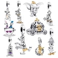 thumbnail image 2 of Disney 100 ° aniversario Mickey Minnie Charms Fit Original Pandora Charms pulseras y brazalete colgante joyería Berloque, 2 of 4