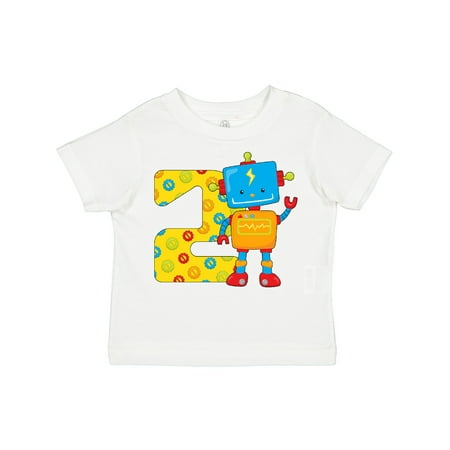 

Inktastic This Robot is Two- Second Birthday Boys or Girls Toddler T-Shirt