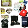 thumbnail image 1 of Emergency Survival Kit First Aid Bag Propane Stove Solar Shower Tent Blanket EDC, 1 of 1