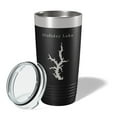 thumbnail image 2 of Holiday Lake Map Tumbler Travel Mug Insulated Laser Engraved Coffee Cup Illinois 20 oz Black, 2 of 5