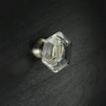 thumbnail image 4 of CKP #G-75 Elegance Collection 1-1/4 in. (32mm) Glass Knob, Clear with Brushed Nickel Base, 4 of 4