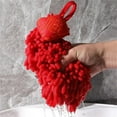 thumbnail image 5 of Piwvid Soft Hand Towel, New Year's Red Creative Kitchen Thickened Towel Quick Dry Hanging Wash Towel Kitchen Accessories for Bathroom Kitchen, 5 of 6