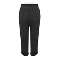 thumbnail image 4 of SIYUDAN Womens Pants Ladies Casual Pants Black Adult Baggy Pants Women Lightweight Summer Pants Women Womens Wide Leg Pants Fall Pants For Women 2025, 4 of 4