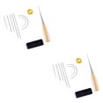 thumbnail image 4 of Wosthever 1 Set Practical Stable Sewing Needle Leather High Exquisite Repair Tools Strength Supplies Stitching Awl Awl Sewing Shoe Leather Como se muestra 2piezas Wosthever CBP584417, 4 of 5