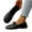 Black, variant on SYMOID Womens Beige Pu Loafers - Round Toe Low Heel Bow Detail Comfortable Flat Shoes for Daily Casual Office Campus Dating,Size 37