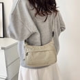 thumbnail image 4 of Faraee Crossbody Bag for Women Nylon Waterproof Shoulder Purse Large Capacity Messenger Bag Lightweight Antitheft Casual Pocketbooks Khaki, 4 of 9