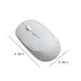 thumbnail image 3 of Wireless Mouse for Laptop, 2.4GHz Mute Portable Computer Mouse with USB Receiver, Ergonomic Design Comfortable to Grip, for Laptop, PC, Computer(White), 3 of 6