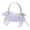 with lace, variant on Elegant Satin Ribbons Basket with Handle Fruit Candies Container Wedding Easter Party Favors Flower Girl Baskets Wedding Basket for Events without lace