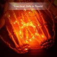 thumbnail image 5 of DYstyle 13.1FT 40LEDs Copper Wire Fairy Lights,Battery Operated String Lights for Halloween Christmas Wedding Party Home Holiday Decoration,Purple & Orange, 5 of 6