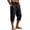 Black, variant on Ciovxyn Men's Cargo Capri Pants - Relaxed Sturdy with Multi-Pocket - Army Green L