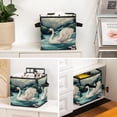 thumbnail image 6 of Swan Foldable Cube Organizer Storage Basket with Handle, 10.8"x10.5"x10.6", Large Capacity Clothes Storage, 6 of 6
