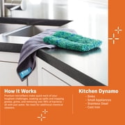 E-Cloth Microfiber Kitchen Dynamo Alternative to Smelly Disposable Sponges, Blue