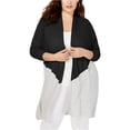 thumbnail image 1 of I.N.C Womens Colorblocked Cardigan Sweater, Black, Plus Size, 1X, 1 of 1