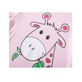thumbnail image 5 of WIBACKER 2-7Years Short Pajamas Set for Little Girls Cotton Giraffe Sleepwear Toddler Summer Pjs, 5 of 7